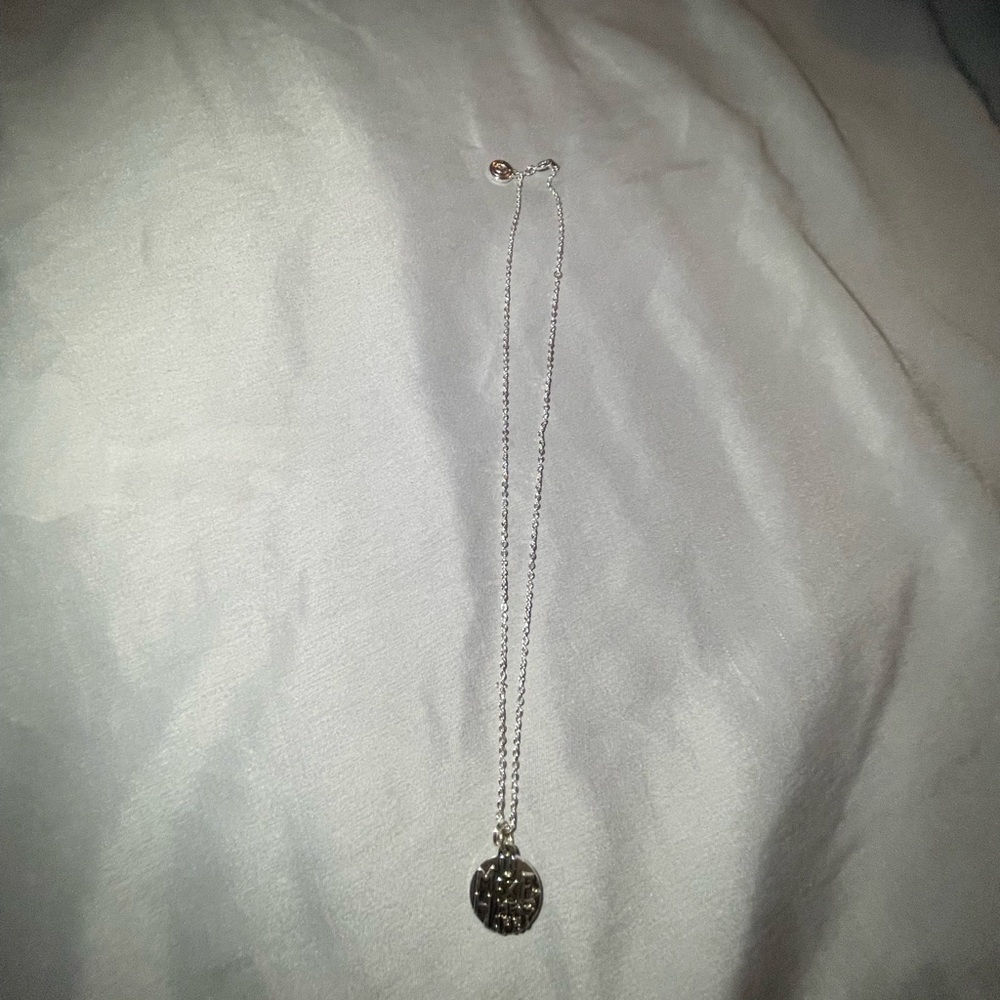 Elegant Silver “You are my sunshine” Pendant Necklace